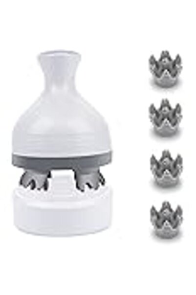 Faylor جهاز تدليك فروة الرأس الكهربائي، جهاز لاسلكي محمول لخدش الرأس مزود بـ ...