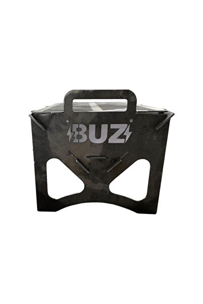 buz Garden Carbon Steel Portable Grill - 50 x 30 x 30 cm, 3 mm