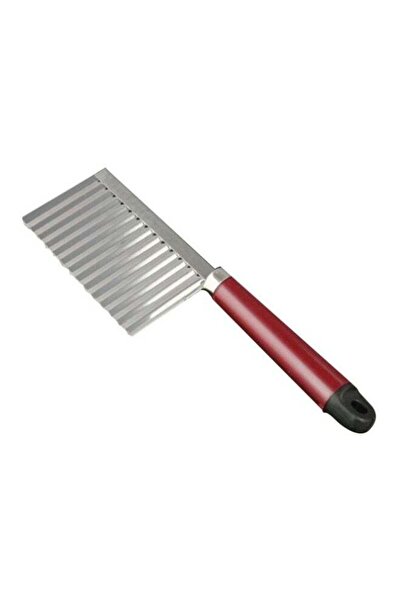 Generic Stainless Steel Potato Waves Crinkle Cutter Silver/Brown/Black 22cm