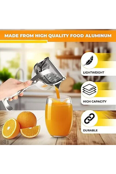 Twinkle Mart Hand Press Juicer Citrus Squeezer - Cold Press Juice Large Citrus Extractor