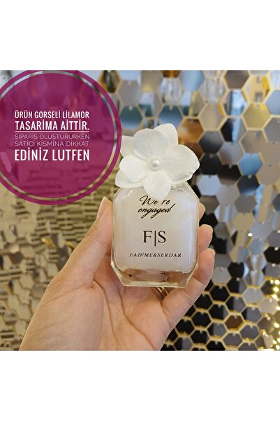 LilAmor Concept Hediyelik 10 adet hediyelik kolonya şişesi söz nişan nikah me...