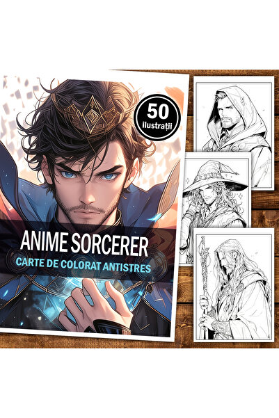 Legendary Gifts Carte de pictura, 50 de ilustratii, Anime Sorcerer
