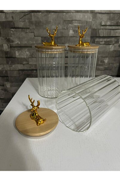 MRK 3-Piece Medium-Sized Decorative and Ergonomic Spice and Storage Container...