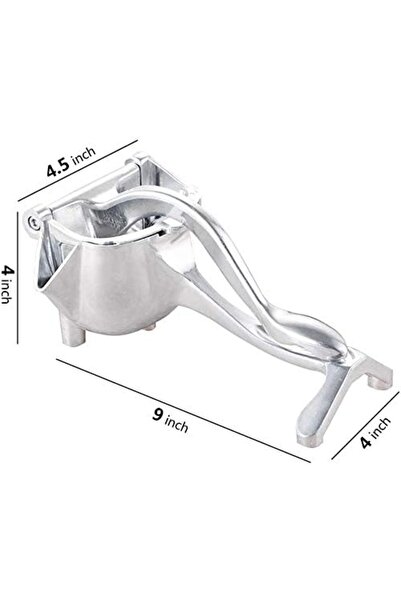 Twinkle Mart Juice Squeezer Manual Fruit Juicer Handheld Heavy Duty Citrus Press - Silver
