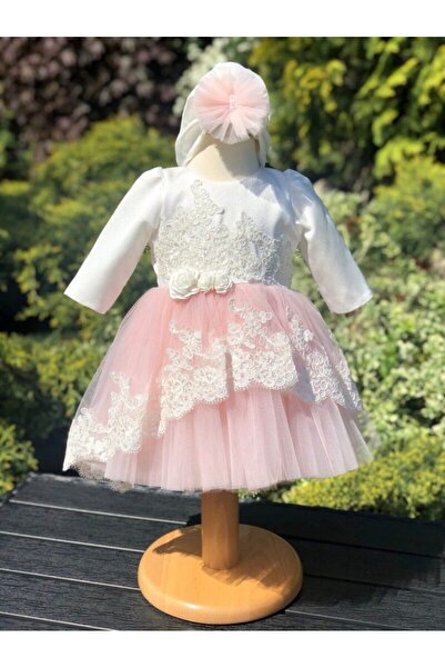 Botez Rochita fetita Maya roz cu palton