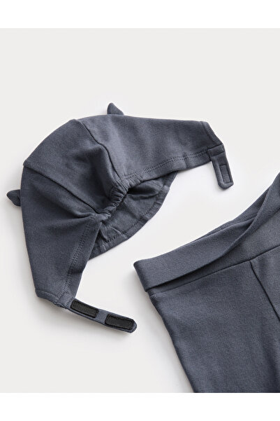 Marks & Spencer 3’lü Saf Pamuklu Cadılar Bayramı Yarasa Takımı (0–2 Yaş)