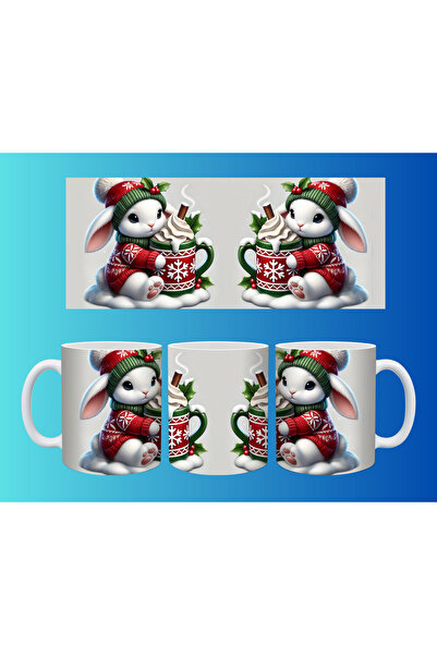 Evion كوب مفهومي لرأس السنة وعيد الميلاد - تصميم طباعة مخصص ملون