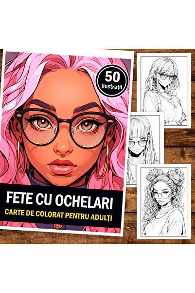 Legendary Gifts Carte de pictura, 50 de ilustratii, Fete cu ochelari