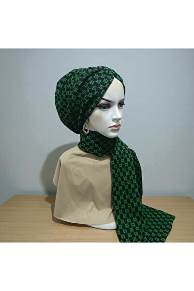 Balbaytesettur قبعة شتوية مبطنة بنقشة مع وشاح