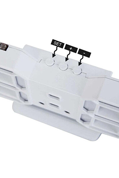 buz Multifunctional LED Projection Clock with Digital Alarm & Temperature Display, 23 x 1.5 cm