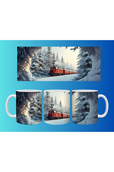 Evion كوب مفهومي لرأس السنة وعيد الميلاد - تصميم طباعة مخصص ملون