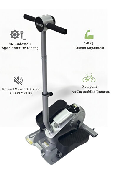 kochler 2’si 1 Arada Eliptik Stepper ve Mini Bisiklet – Ayakta ve Oturarak Kullanım