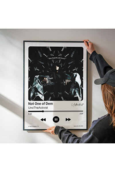 Thetic UnoTheActivist - Not One of Dem Single Colecție PREMIUM Poster Spotify - Poster pentru melodie!