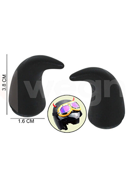 WEGNA Horn (223043) Apparatus Installed on the Steering Wheel and Helmet Black Compatible