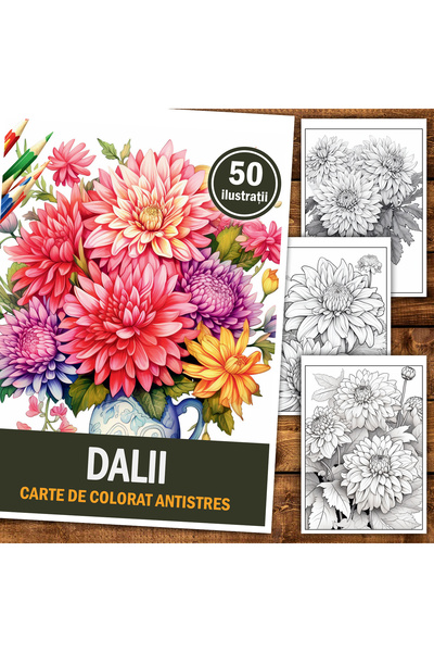 Legendary Gifts Carte de pictura, 50 de ilustratii, Dalii