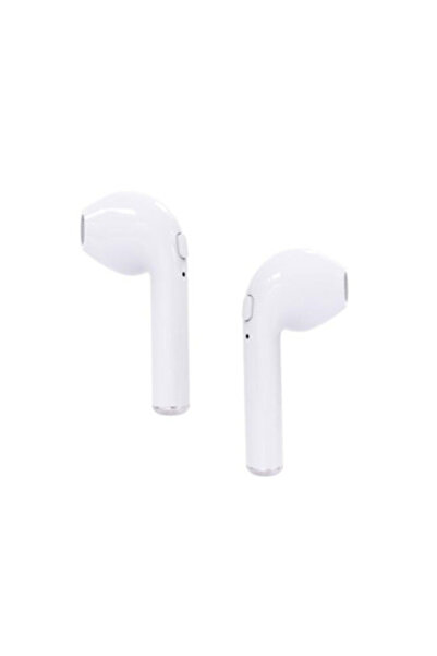 buz Căști Bluetooth i7 TWS, Wireless, Încărcare USB, Albe