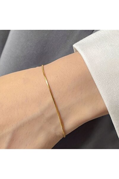 Heppii Italian Steel Bracelet Medium Thickness Unisex Product Gift Bracelet Steel