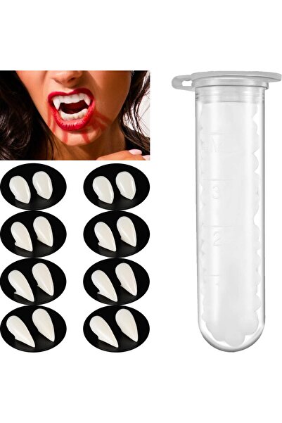 Other طقم أسنان مصاصي الدماء من 8 قطع (4 أحجام) - DASHUAIGE، طقم أسنان اصطناع...