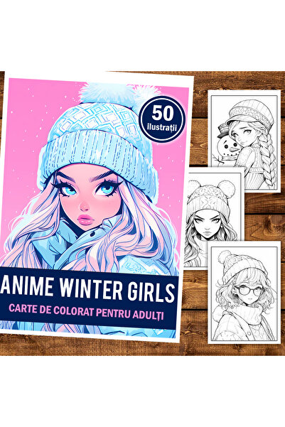 Legendary Gifts Carte de pictură, 50 de ilustrații, Anime Winter Girls