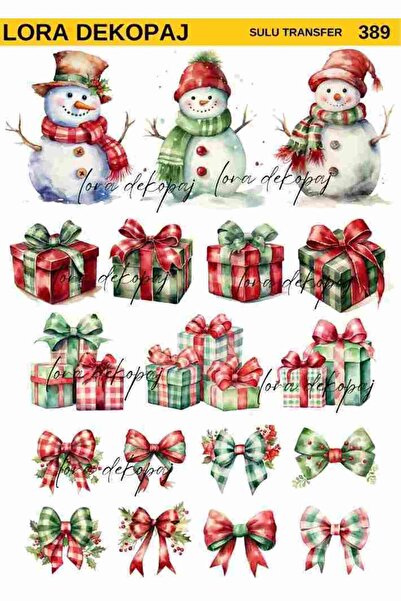 Lora Dekopaj Sulu Transfer Kağıdı - 389 25x35 cm