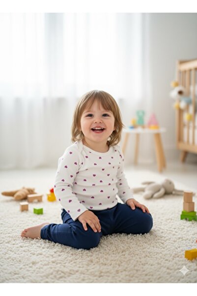 Şimo Butik ملابس داخلية للأطفال البنات والأولاد بأكمام طويلة مصنوعة من القطن ...