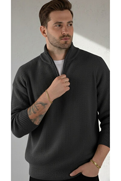 viperkombin Half Zip Knitted Sweater Winter Standard Fit