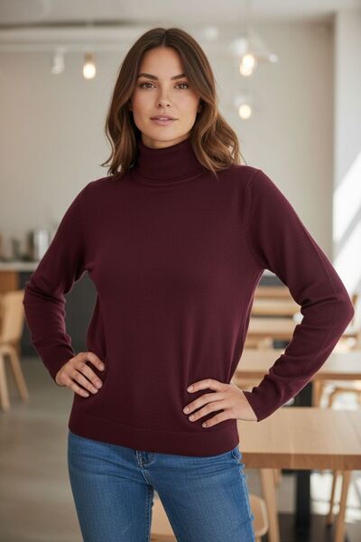 Store yarım balıkcı unısex kazak