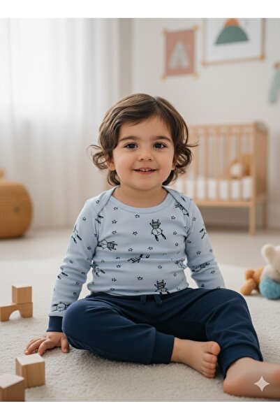 Şimo Butik ملابس داخلية للأطفال البنات والأولاد بأكمام طويلة مصنوعة من القطن ...