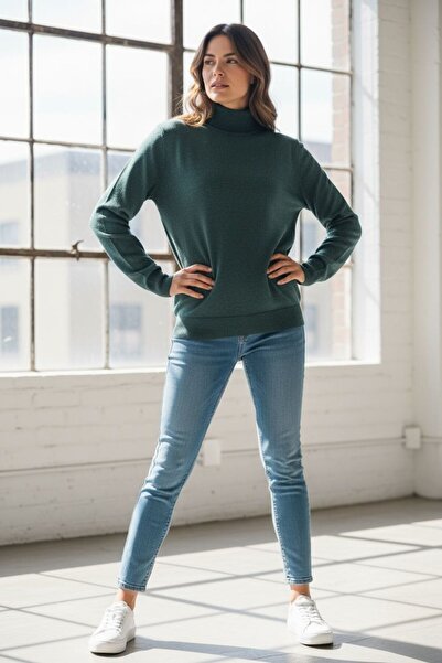 Store yarım balıkcı unısex kazak