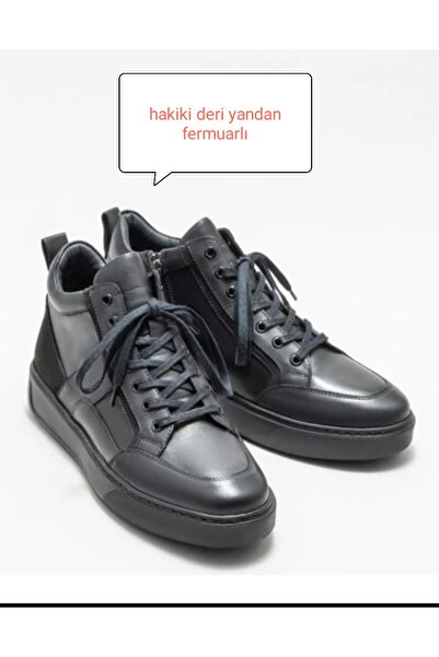 1inci Hakiki deri günlük çok şık yarim boy bot