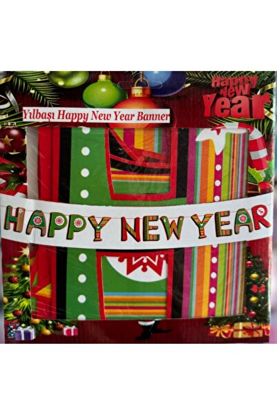 asöy Πρωτοχρονιάτικο Διακοσμητικό Χαρούμενο Πρωτοχρονιάτικο Στολίδι Τοίχου (1...