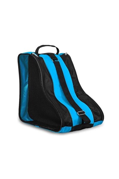 KESNUP Protective bag for snow boots or skates, 40 x 38 x 28 cm, Blue / Black