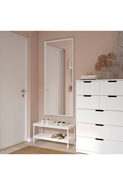 IKEA Mirror, White, 65x150cm