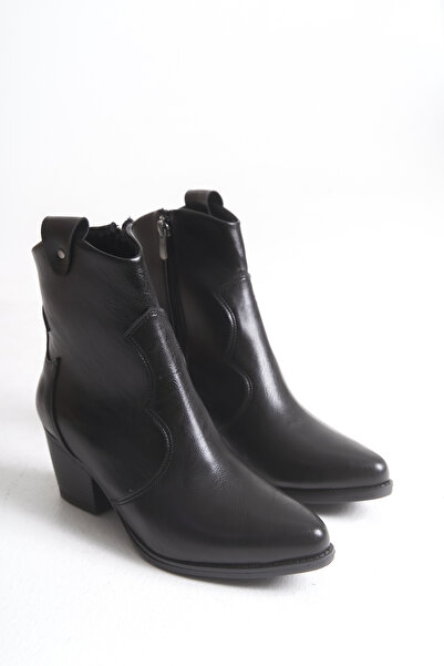 LEVONYA Γυναικείες μαύρες καουμπόικες μπότες καουμπόικου τύπου Western