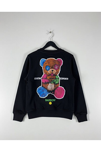 YusGos Unisex Boys/Girls High Quality Barrow Teddy Bear Printed Crewneck Sweatshirt