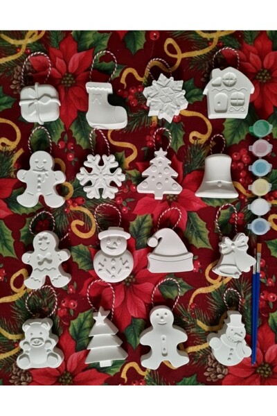 tasarımhikayecisi 3 ELMA TASARIM/YILBAŞI SÜSLERİ MEGA BOYAMA-DEKOR-MARRY CRİS...