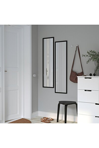 IKEA Mirror, Black, 30x115cm