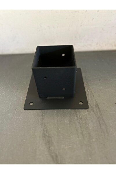 denizwelding PERGOLA ÇARDAK SUNDURMA GARAJ İÇİN ZEMİN BAGLANTI BRAKETİ 90X90X2.5MM PROFİL
