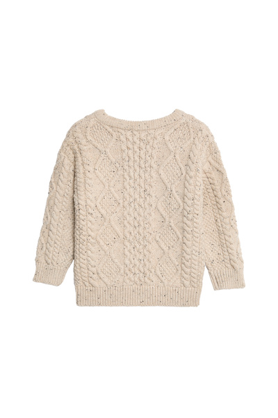 Marks & Spencer Pamuk Karışımlı Örgü Desenli Kazak (2–8 Yaş)