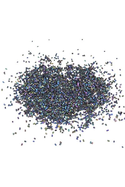 Serhat Aksesuar ve El İşçilik خرز مقطوع أسود جانجان 2×1.5 مم (100 جرام 4000 ق...