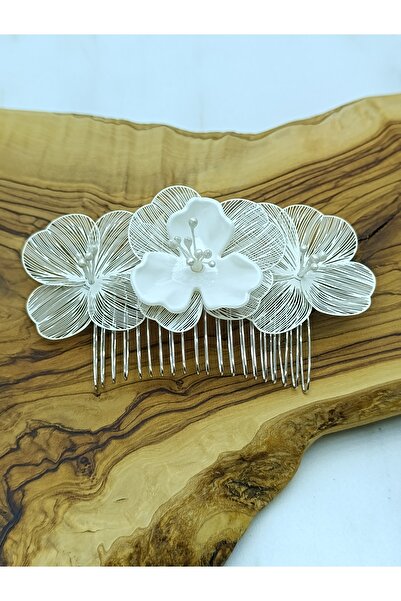 renaitre art Cataramă cu design alb, cataramă de mireasă, cataramă pentru oca...