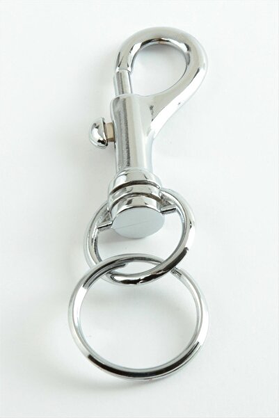 Ayena Moda Mtxdpn Sailor Hook Metal Keychain (155717) Medium-Silver Color