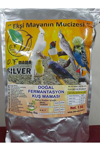 D.f mama D.F. Mama Doğal Fermantasyon Kuş Maması 1 KG