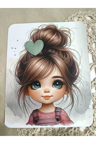 Momsada Heart Snap Baby Clip Hairless Baby Barrette Newborn Barrette