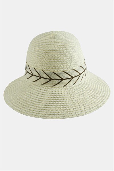 ZERO LAND Mtxdpn Fiyonglu (00648) Straw Hat-Cream
