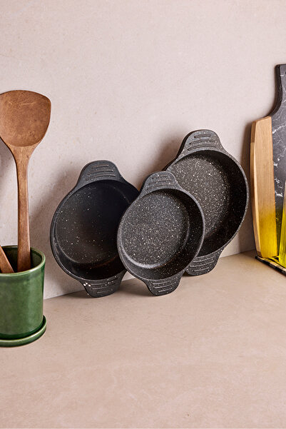 Perotti Progranito Cast Iron 3-Piece Pan Set 16-18-20 cm