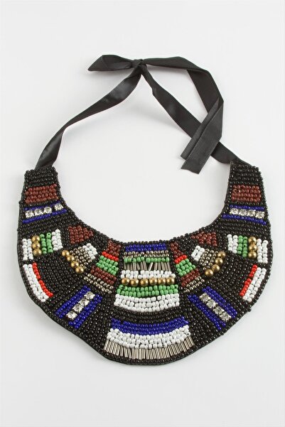ZERO LAND Mtxdpn Ethnic Sand Beads (175730) Collar Necklace-Colorful