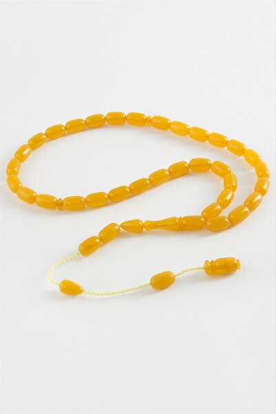 ZERO LAND Mtxdpn Capsule Cut Crimping Prayer Beads (220537) 8X12 Mm-Yellow
