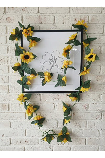 Dekosimge Yapay Ayçiçek Sarmaşık 240 cm Gül, Ç,çek