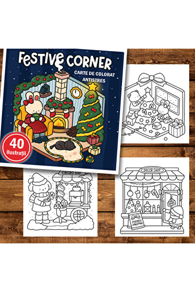 Legendary Gifts Painting book, 40 illustrations Festive Corner
